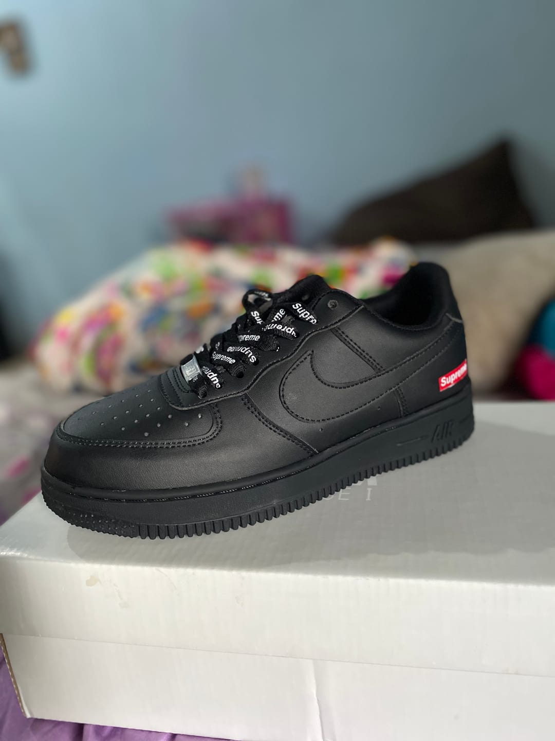 Customer photo review of Tenis Dunk Low Blanco Cielo