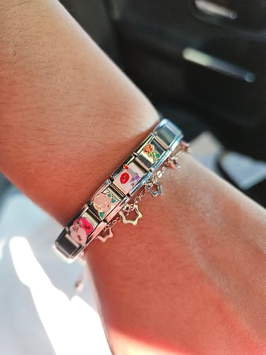 Customer photo review of Original Italian Charm Bracelet
