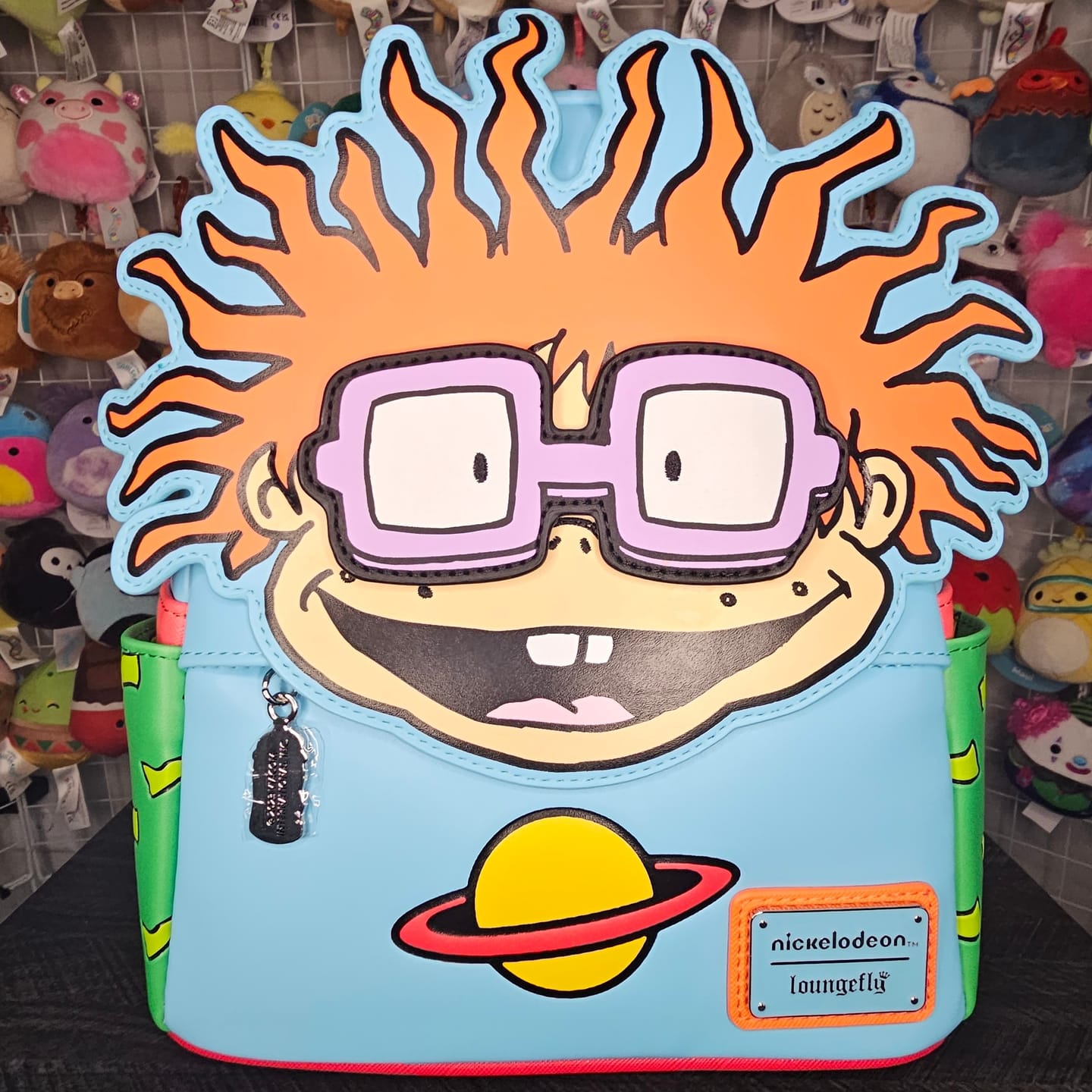Customer photo review of 707 Street Exclusive - Loungefly Nickelodeon Rugrats Chuckie Cosplay Mini Backpack With Removable Glasses
