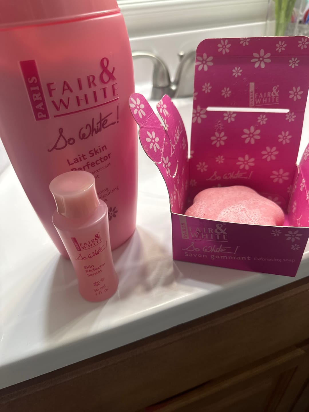 Customer photo review of Fair and White So White Skin Perfector Serum 30ml / 1 fl oz