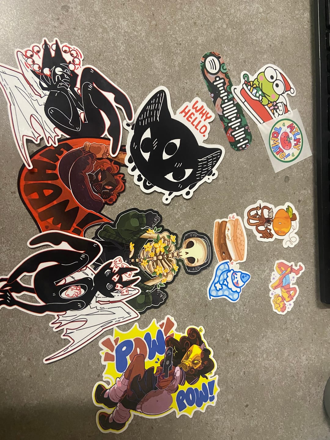 Customer photo review of Sticker Mystery Packs!