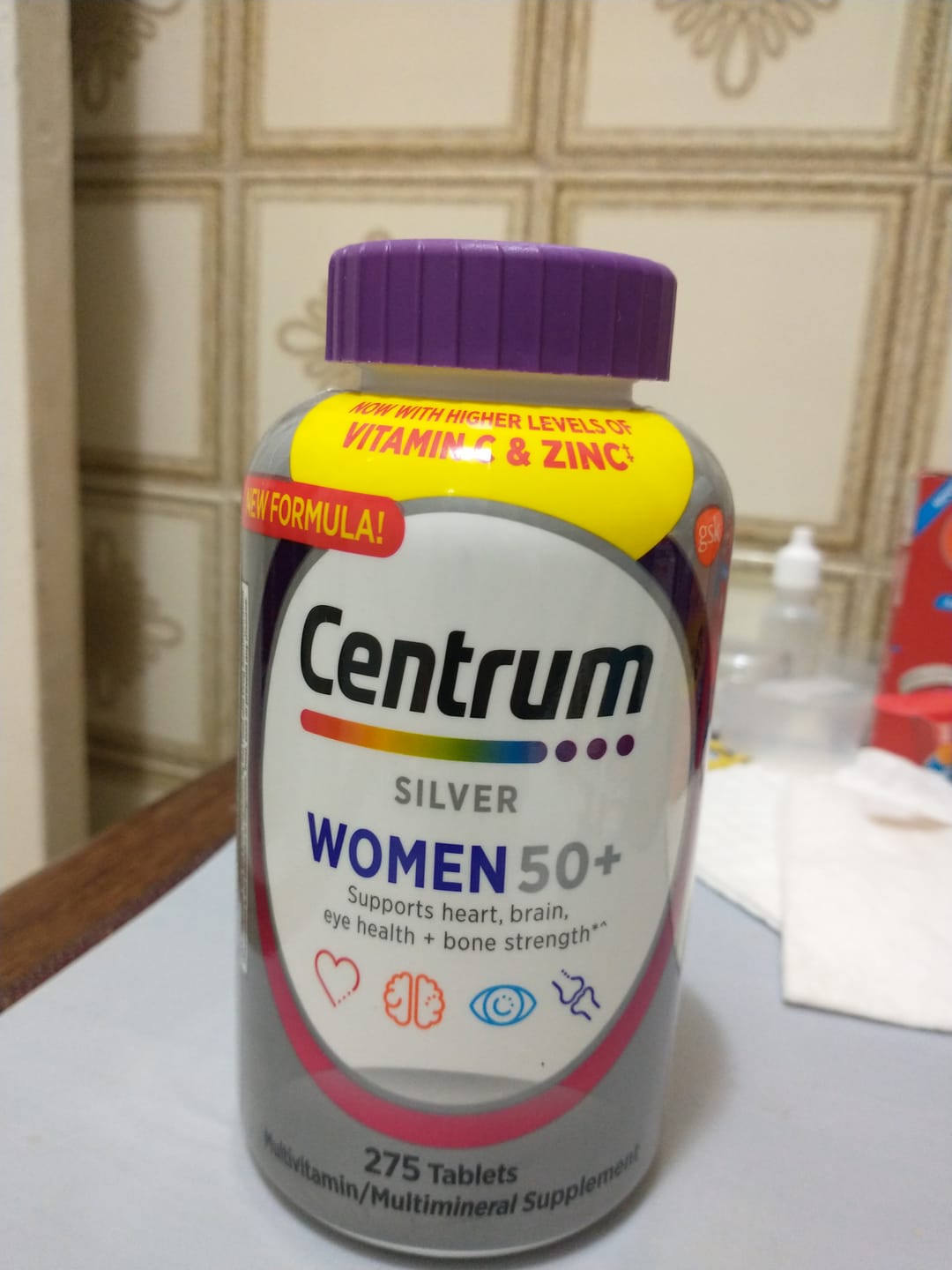 Customer photo review of Centrum Silver - Multivitamina para Mulheres acima de 50 anos (275 Caps)