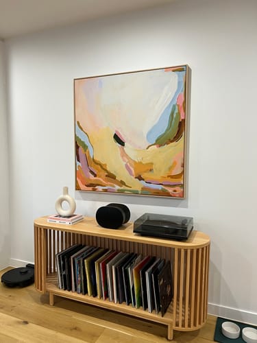 Customer photo review of Poppy by Jade Carnell | Framed Canvas Art Print