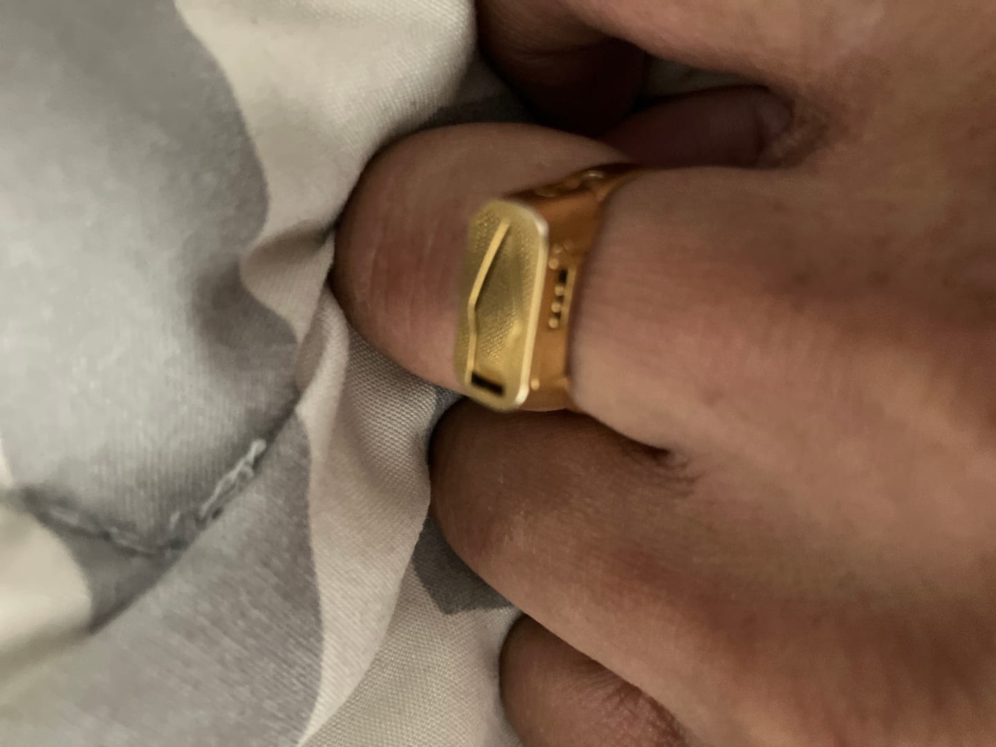 Customer photo review of Metal Self Defense Ring Knife