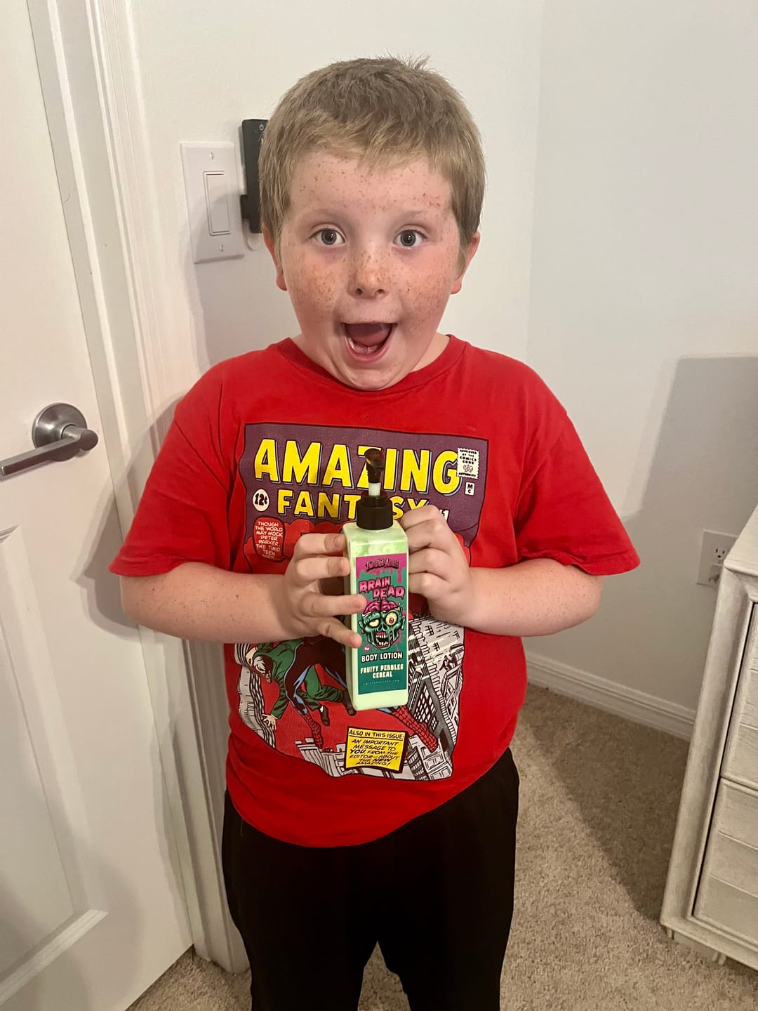 Customer photo review of Brain Dead Body Lotion (Fruity Pebbles Cereal)