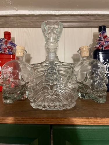 Customer photo review of Just Love Skulls Skellington Decanter