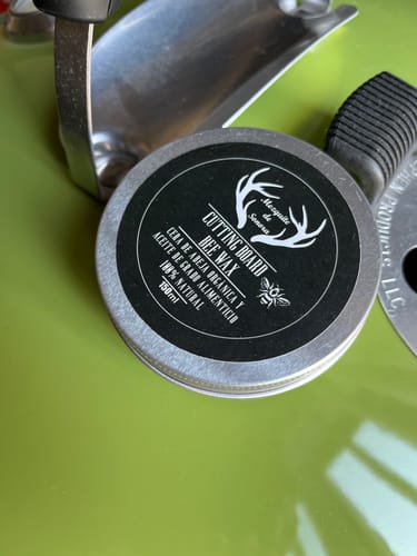 Reseña con foto de un cliente sobre Cera para Tablas