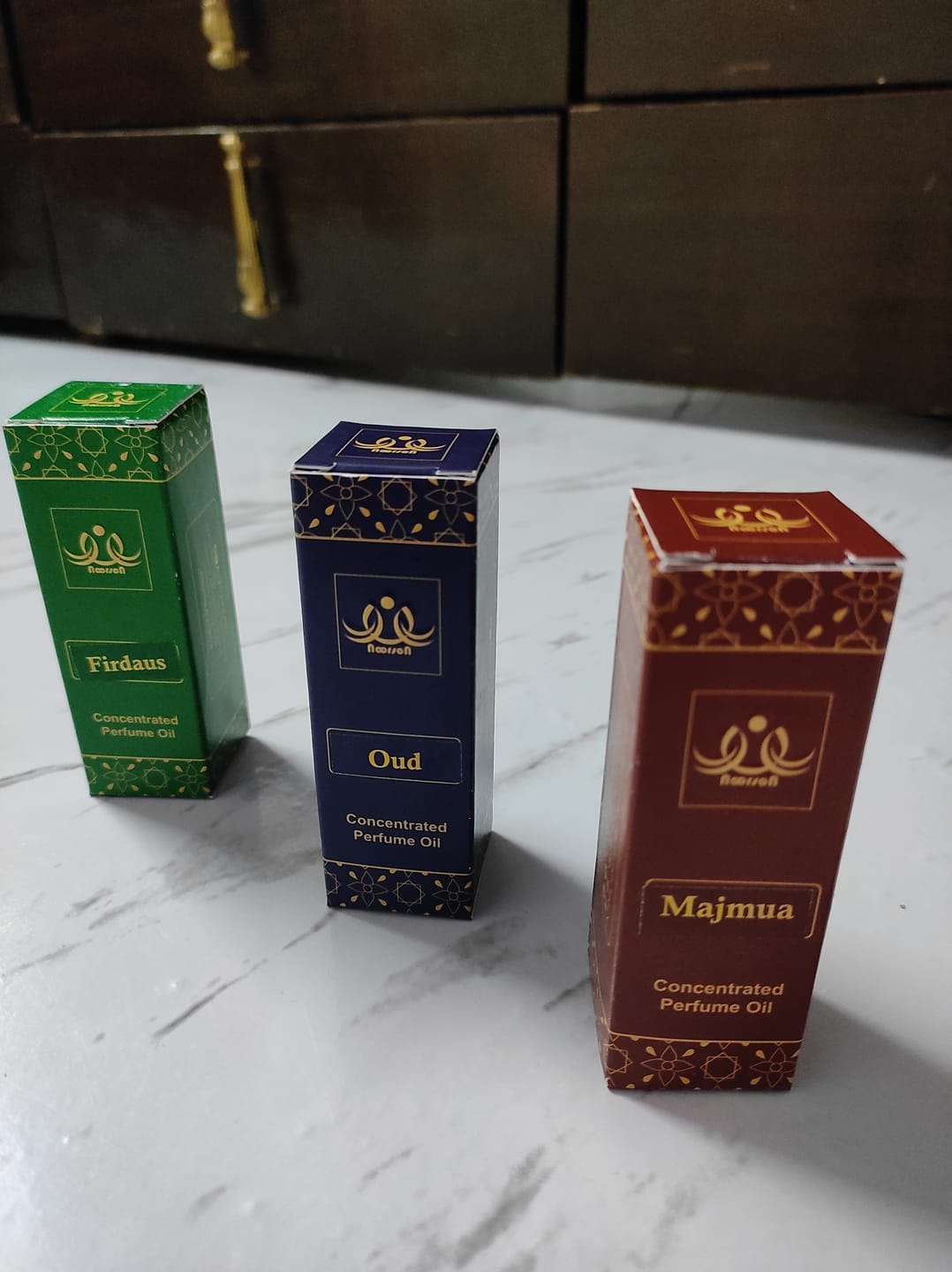 Customer photo review of Pack of 3 Perfection - Oud, Majmua, Firdaus