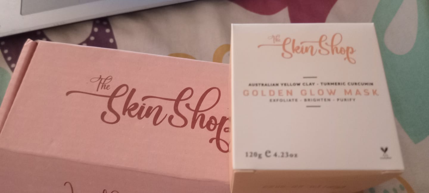 Customer photo review of Golden Glow Mask