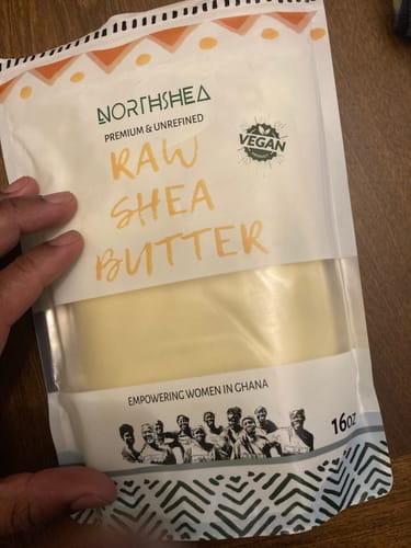 Customer photo review of Premium + Authentic Raw Shea Butter
