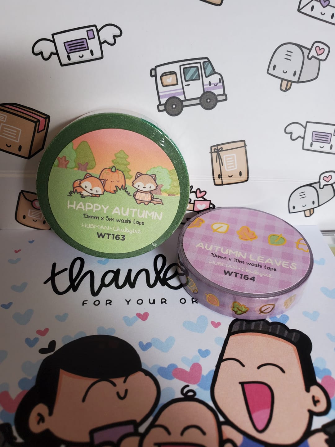 Customer photo review of Autumn 2023 Washi Tape (Set of 2)
