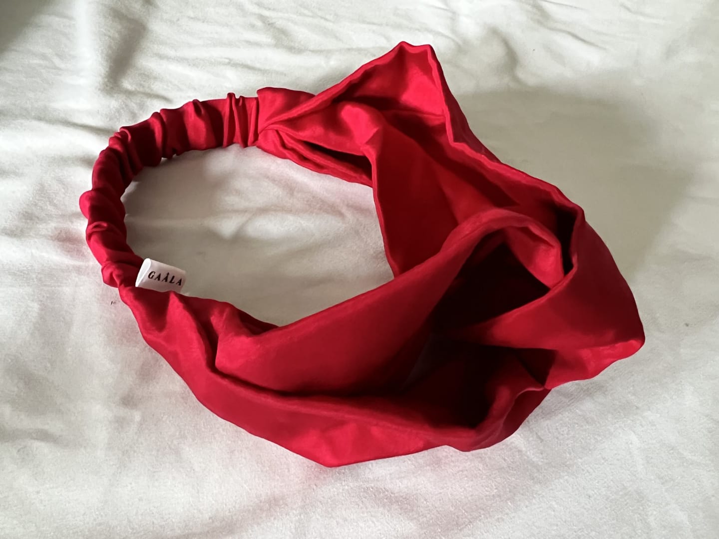 Customer photo review of Zoe Silk Scrunchie