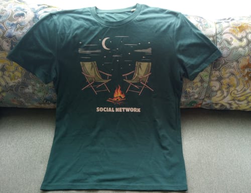 Customer photo review of Social Network - Bio Herren Shirt