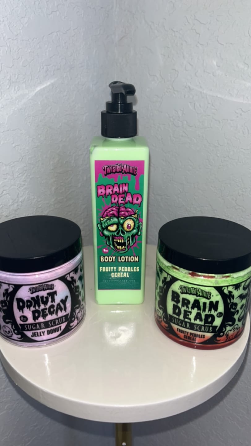 Customer photo review of Brain Dead Body Lotion (Fruity Pebbles Cereal)