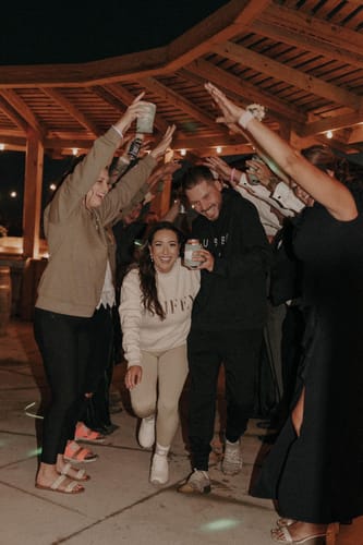 Customer photo review of Wifey Statement Sweatshirt - Champagne