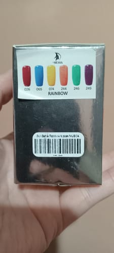Customer photo review of Gel Gama Rainbow 6 pzas MUSSA