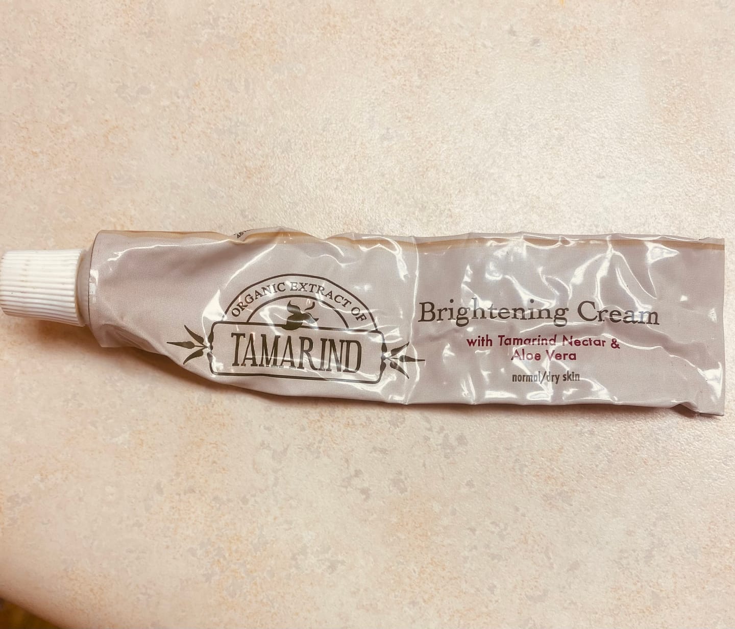 Customer photo review of Organic Extract of Tamarind Brightening Cream Tube - 50g / 1.76 Oz