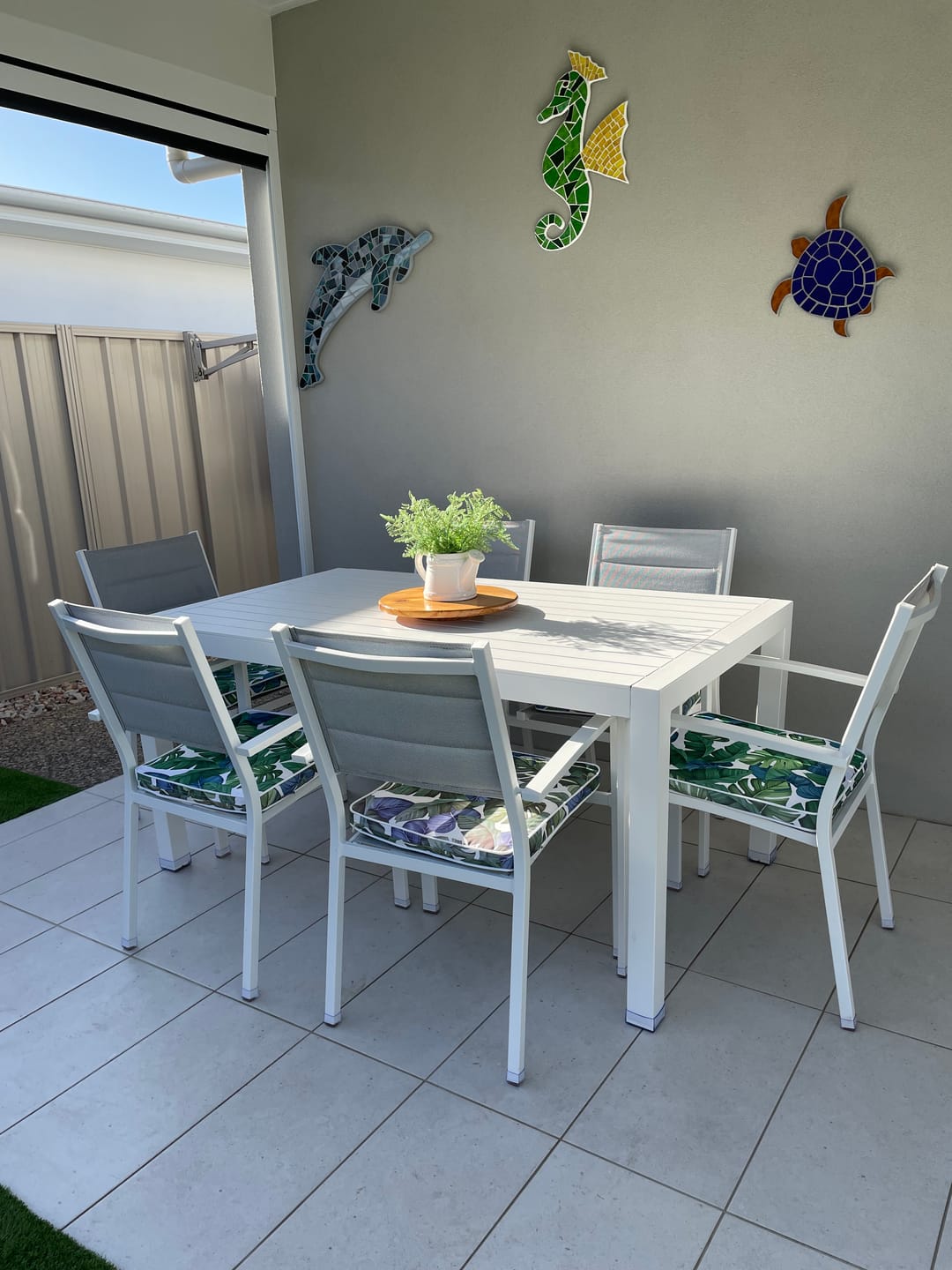 Customer photo review of Oval Felt Silicone Chair Leg Protectors | Extra-Durable Chair Floor Protectors