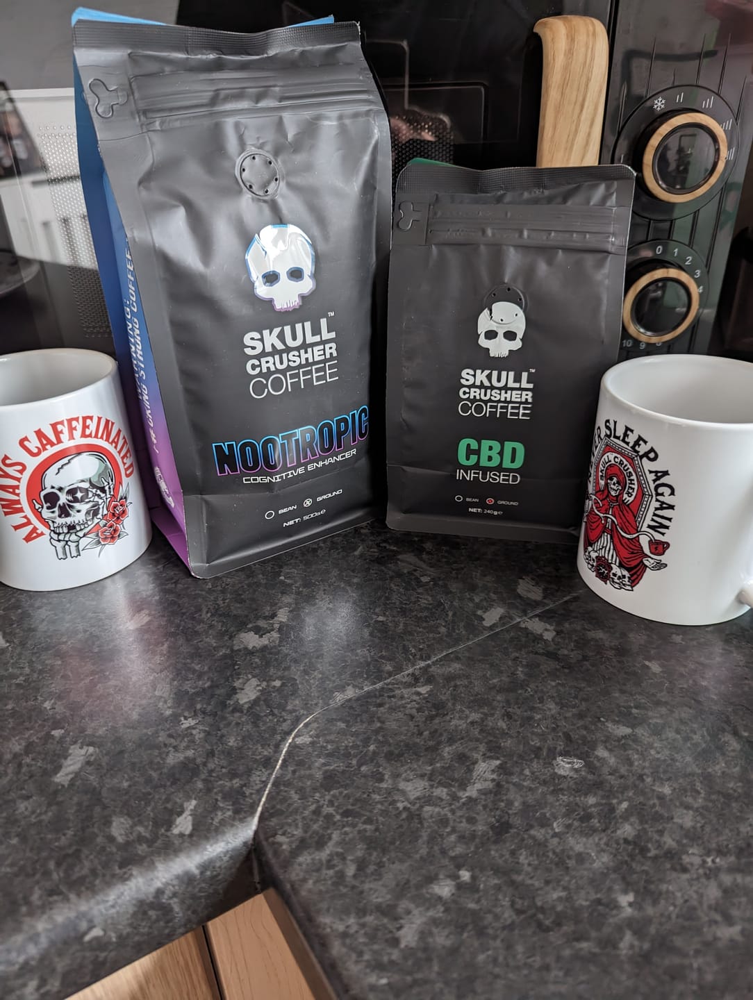 Customer photo review of Skull Crusher Coffee - Infused - 240g