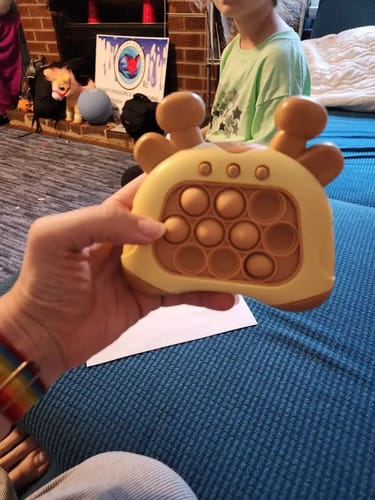 Customer photo review of Bubble Pop Push Game