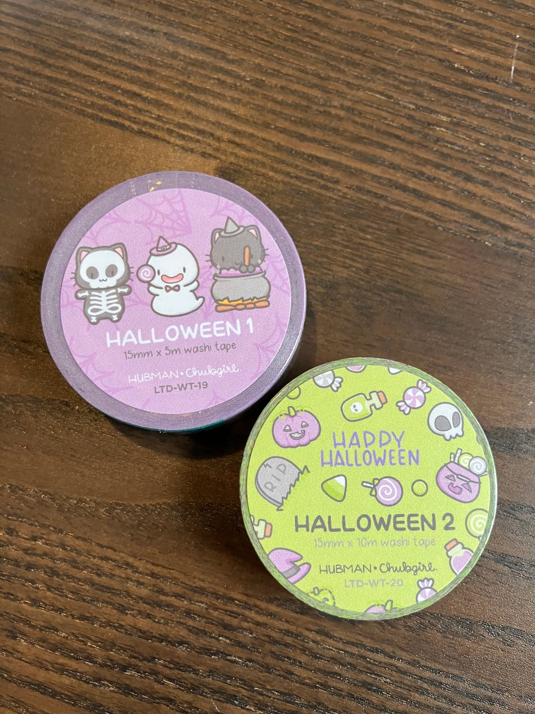 Customer photo review of Halloween 2023 Washi Tape (Set of 2)