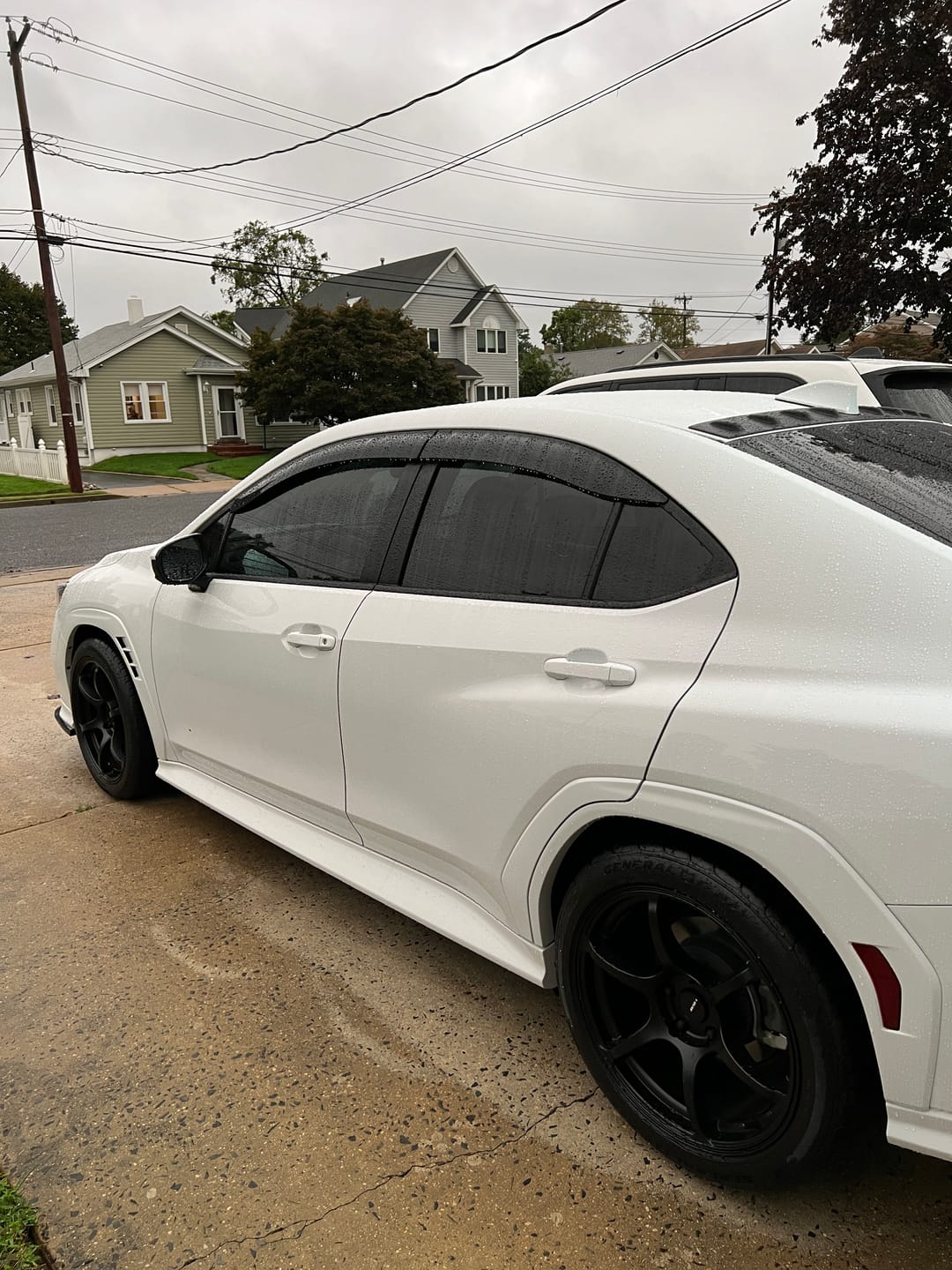 Customer photo review of 2022-Up Subaru WRX | JDM Clip-On Style Side Vent Window Visors Rain Guard