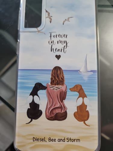 Customer photo review of Together with my pet - Personalised phone case