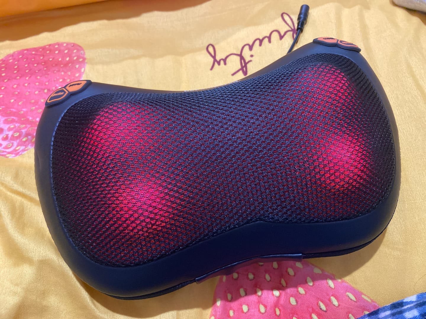 Customer photo review of Cordless Shiatsu All in One Heated Massager