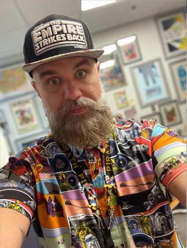 Customer photo review of Star Wars "A Droid Story" – KUNUFLEX Short Sleeve Shirt