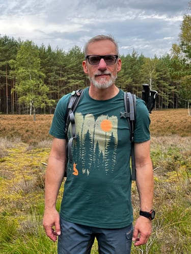 Customer photo review of FUCHS IM WALD KHAKI - Bio Herren Shirt