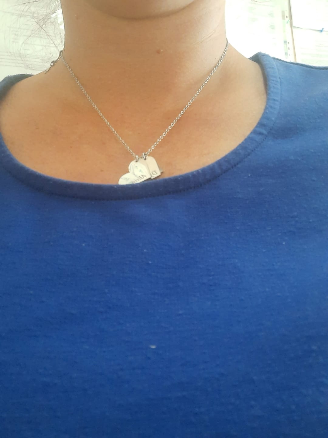 Customer photo review of Ogrlica: Heart Pendants