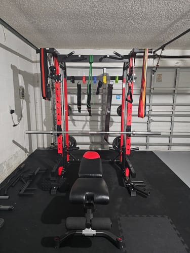 Customer photo review of Major Fitness F22 All-In-One Home Gym Power Rack