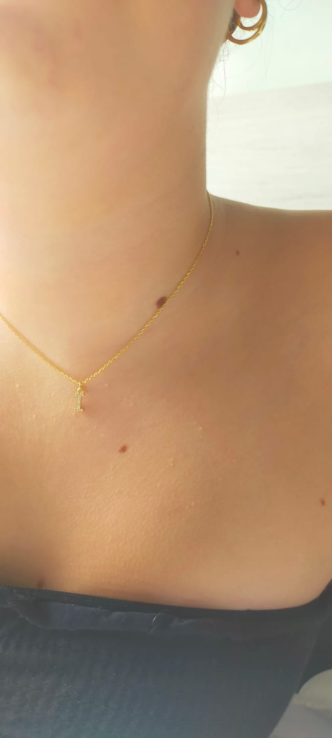Customer photo review of Collar Little Inicial
