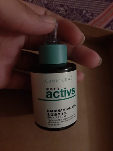 Customer photo review of Niacinamide 10% + Zinc 1% Skin Serum