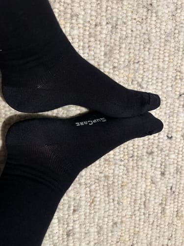 Customer photo review of Premium Kompressionsstrümpfe "Modern-Compress" Einfarbig