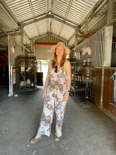 Customer photo review of Bohemian Romper Floral Jumpsuits