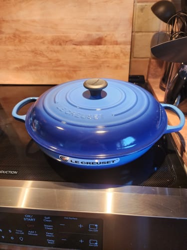 Customer photo review of Le Creuset Cast Iron 5 QT (4.7L) Braiser