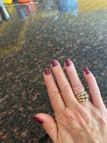 Customer photo review of Rocket Nail Fuel Nail Repair - Clear