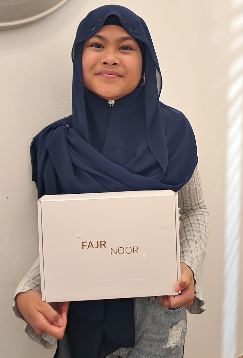 Customer photo review of Azure Hijab Box