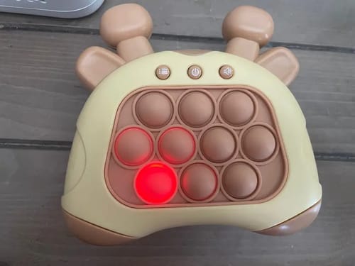 Customer photo review of Bubble Pop Push Game