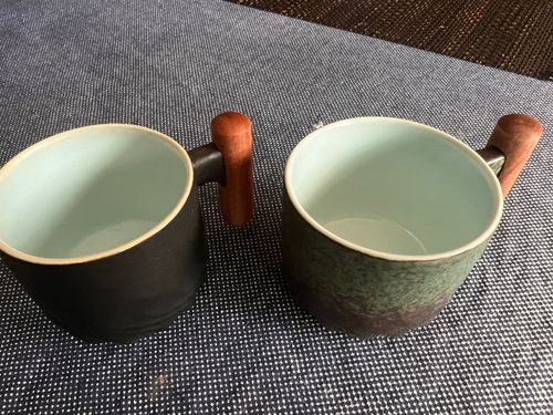 Customer photo review of Wood and Waves Gourmet Espresso Cup