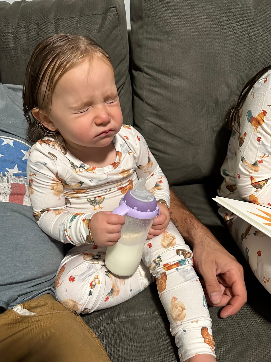 Customer photo review of Chicken Toddler/Youth Pajamas