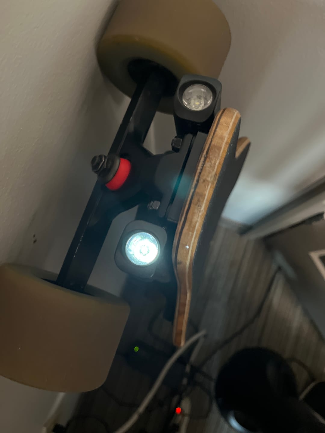 Customer photo review of Backfire Cannon II Electric Skateboard Lights