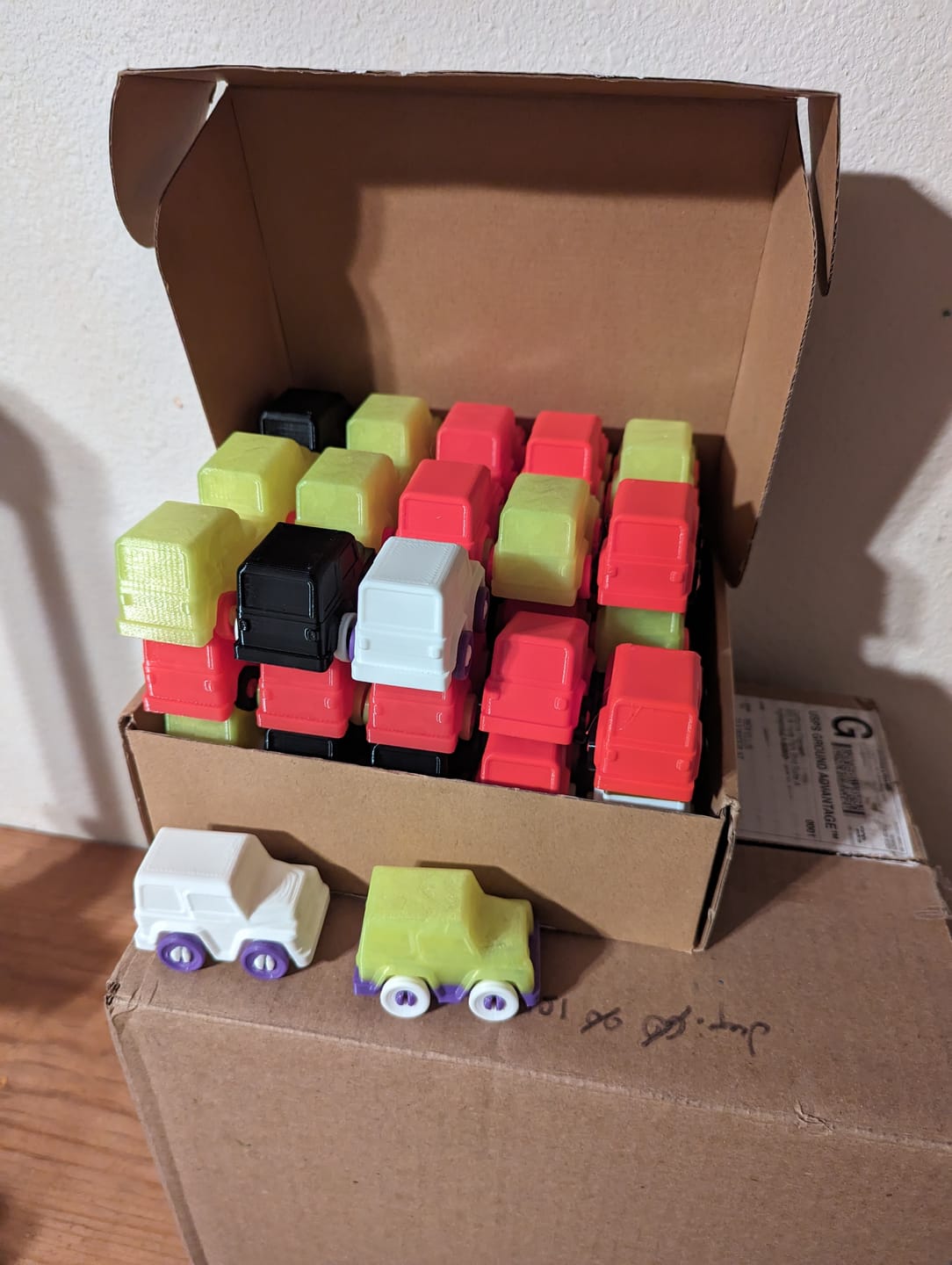 Customer photo review of Yellow Glow PETG Filament 1.75mm