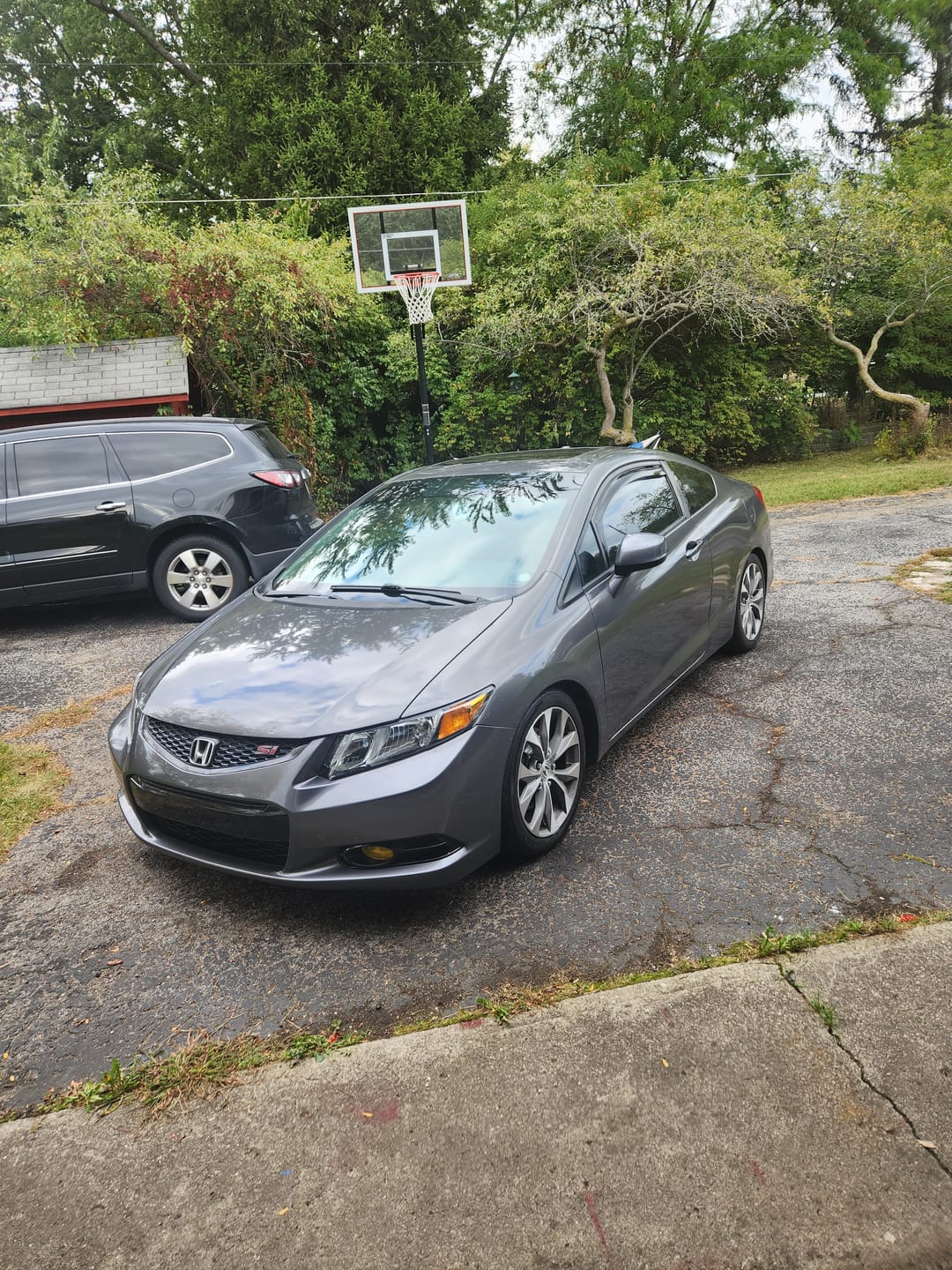 Customer photo review of 2012-15 Honda Civic Coupe Window Visors Wind Deflectors Rain Guards