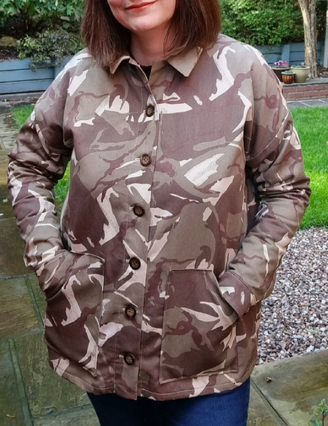 Customer photo review of Camouflage 100% Cotton Drill Fabric
