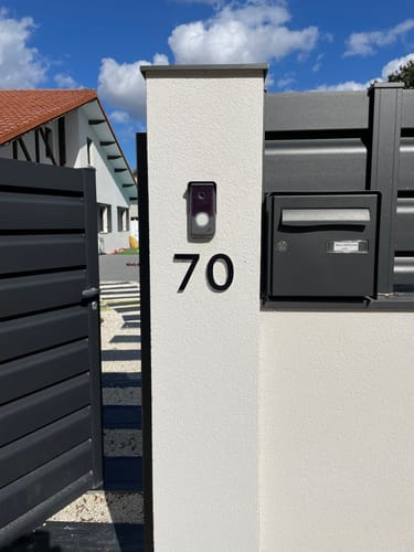 Customer photo review of Numeri e lettere singole 3D