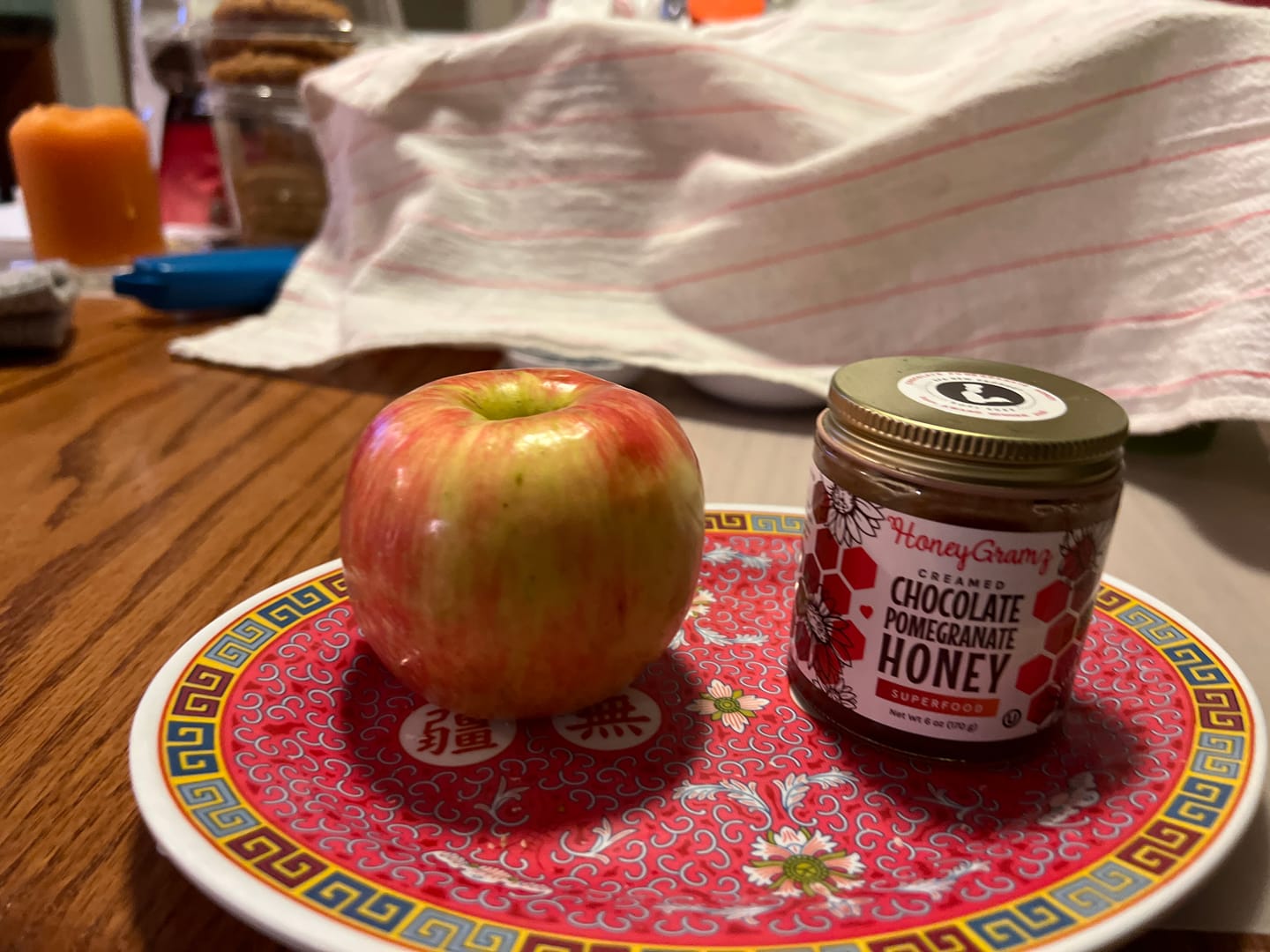 Customer photo review of Chocolate Pomegranate Honey