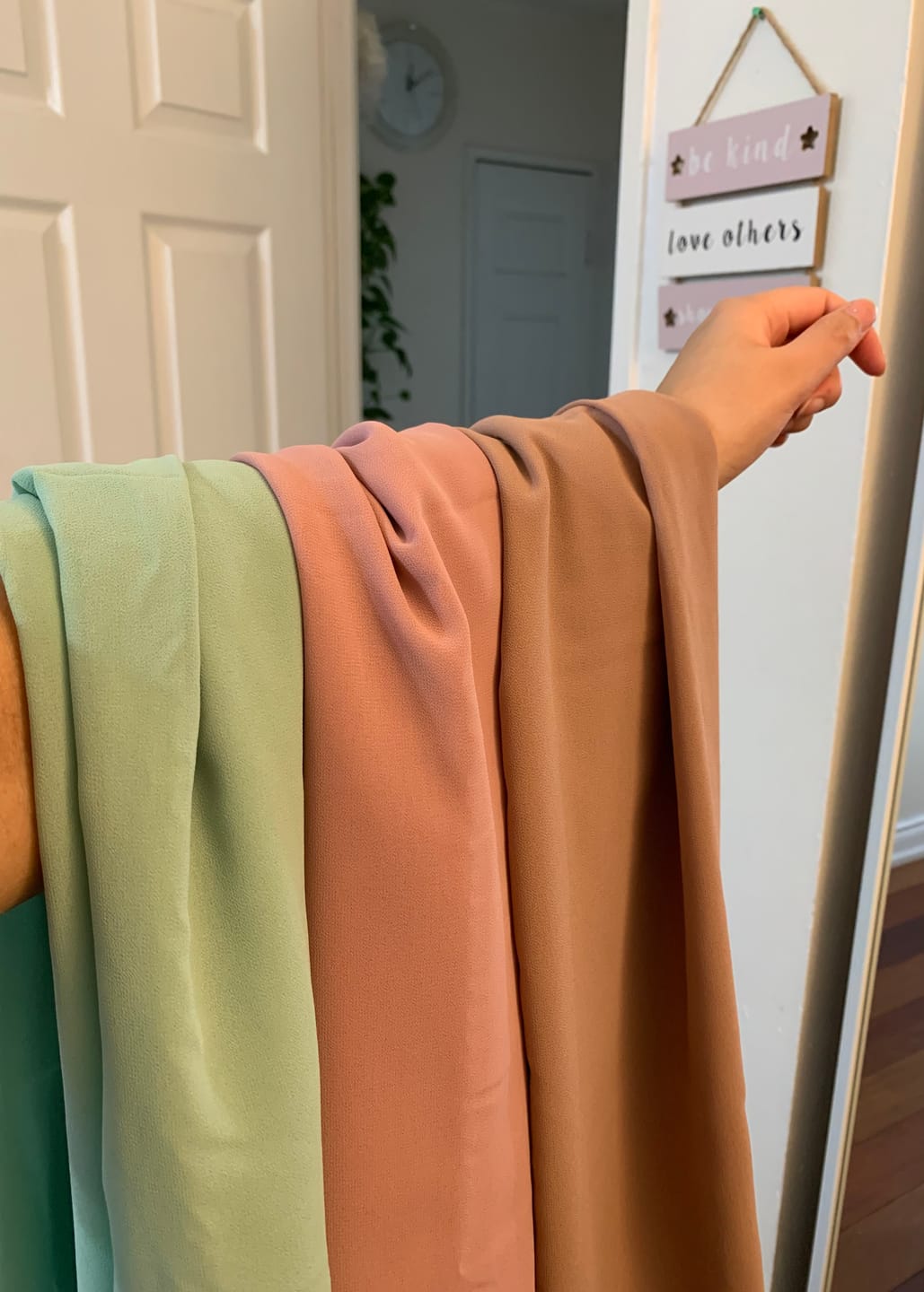 Customer photo review of Classic Chiffon Hijab - Pistachio