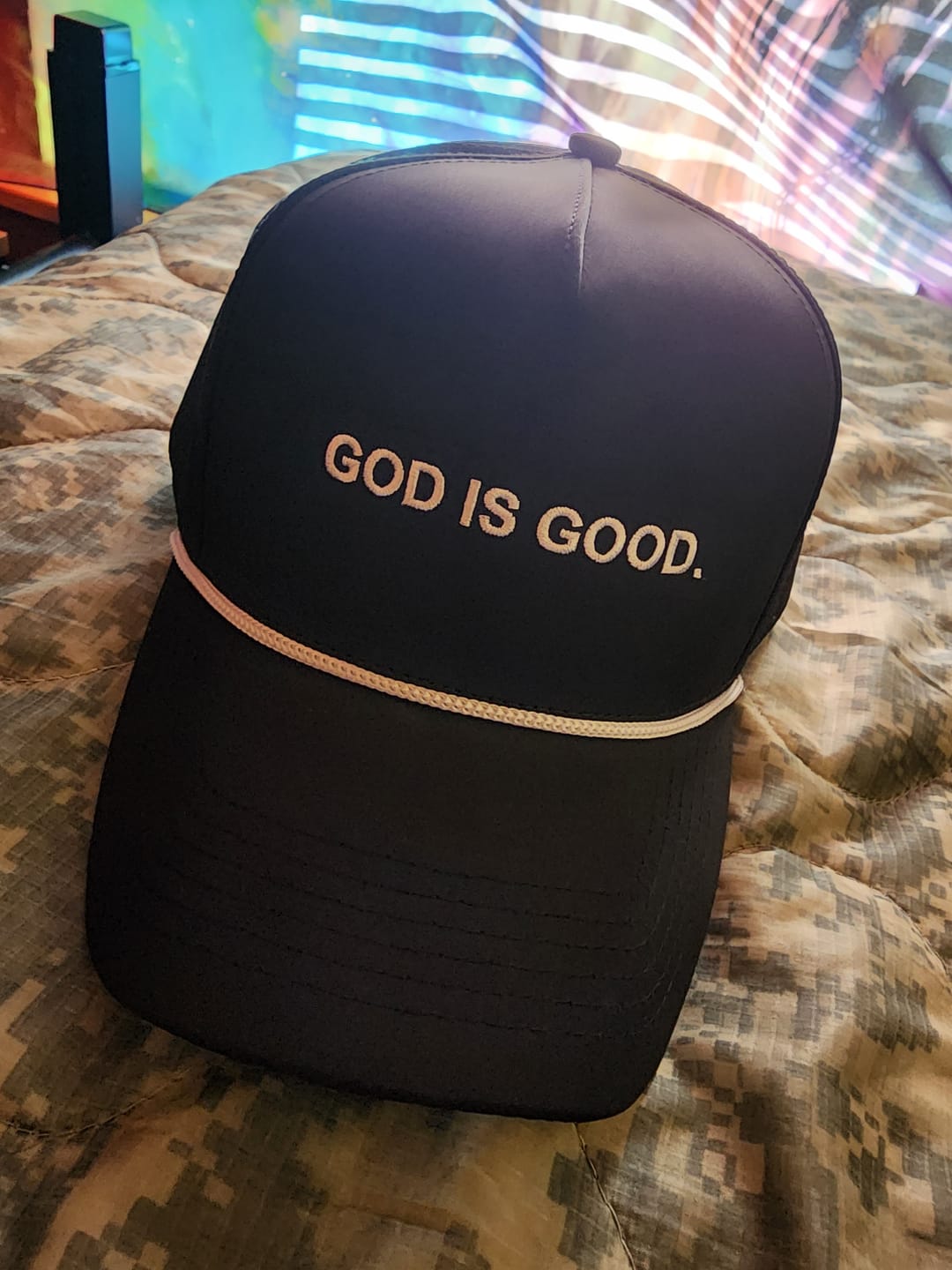Customer photo review of Panel Rope Hat